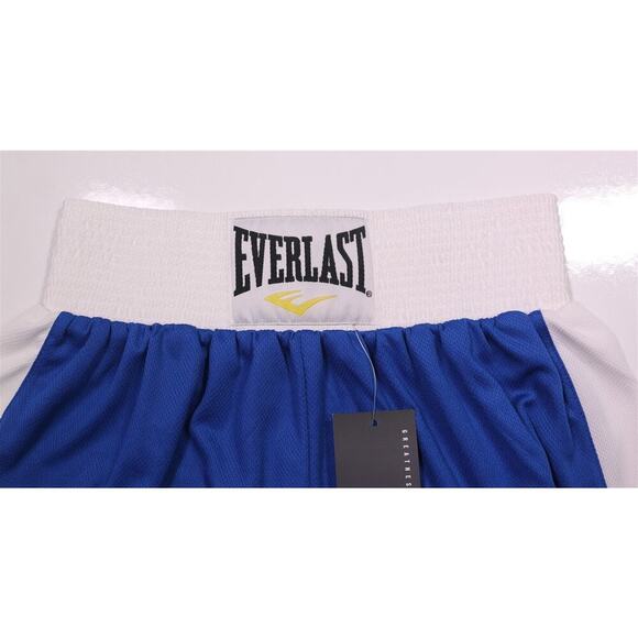 Everlast Blue/White Amateur Competition Trunks Boxing MMA Shorts XS New! - Picture 4 of 5
